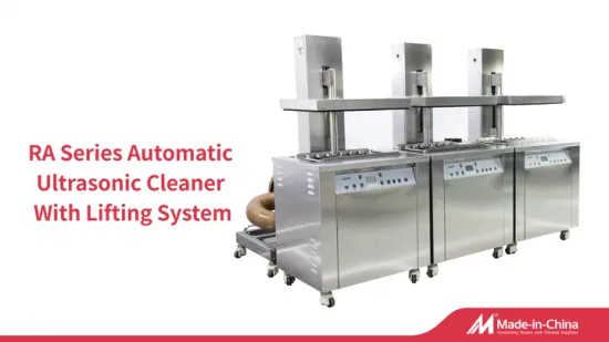28kHz Automatic Lifting Systsem Oscillating System Big Power Industrial Ultrasonic Cleaning Equipment